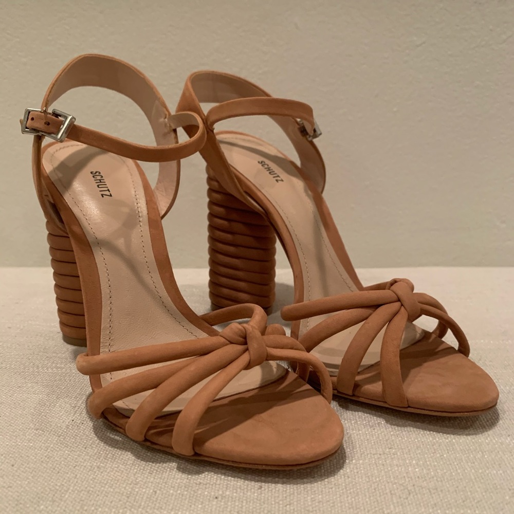Schultz Paolla Ankle Strap Sandals/Toasted Nut/6.5